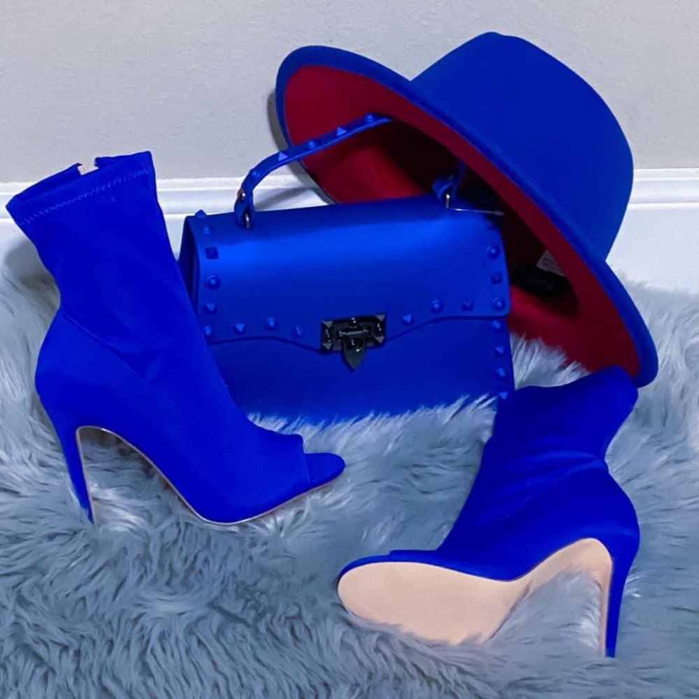 Shoes and hat only